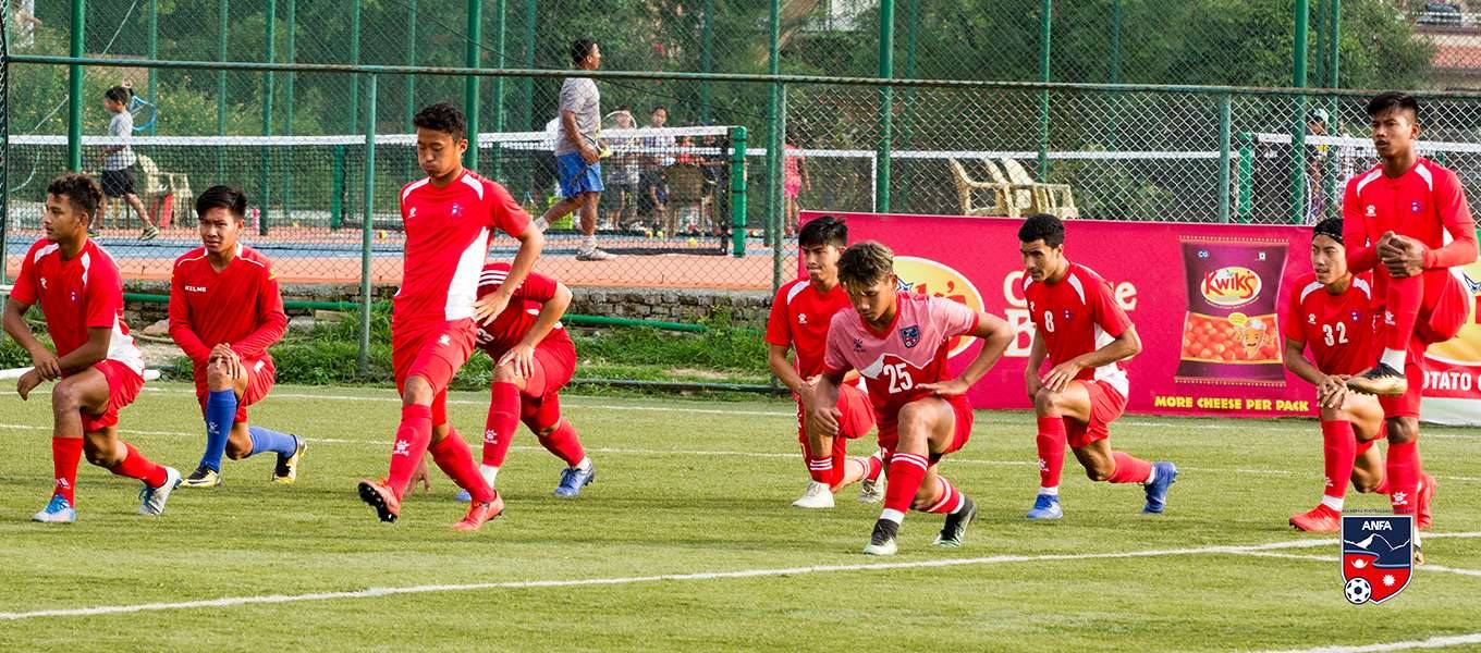 साग का लागि नेपाली फुटबल टिमको घोषणा