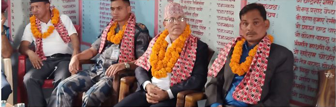 प्रमुख जिल्ला अधिकारी लामिछानेलाई राजापुरमा स्वागत : बर्दियाको विकास र विद्यमान समस्या समाधानमा पूर्ण सहयोग गर्ने प्रजिअको प्रतिवद्धता