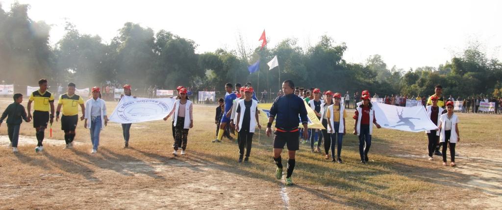 पालिका स्तरिय फुटवल प्रतियोगिताको फाइनल खेल पुस ५ गते हुने