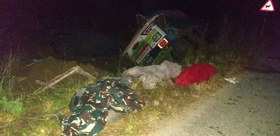 बर्दियामा ट्रक दुर्घटना : तीन जनाको ज्यान गयो