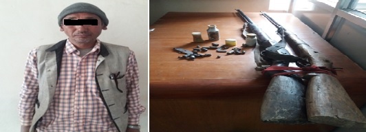 बन्दुक र गोलीसहित गुलरियाबाट एक जना पक्राउ