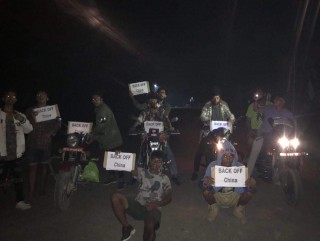 बर्दियामा युवाहरुकाे चीन विरुद्ध प्रदर्शन