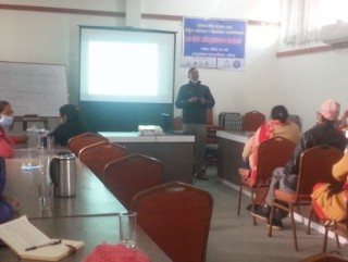 महिला पत्रकारहरुलाई वातावरणीय संरक्षण तथा लैङ्गिग समानता सम्बन्धि अभिमुखीकरण