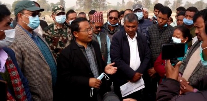 नदी बगेर वगरमा परिणत भएको जनताको जग्गा जनतालाई नै फिर्ता गरिने