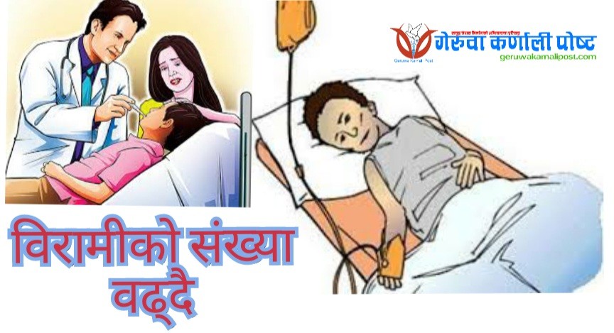 बर्दियाको भौरा क्षेत्रमा मौषमी विरामीहरुको सङ्ख्या बढ्दै