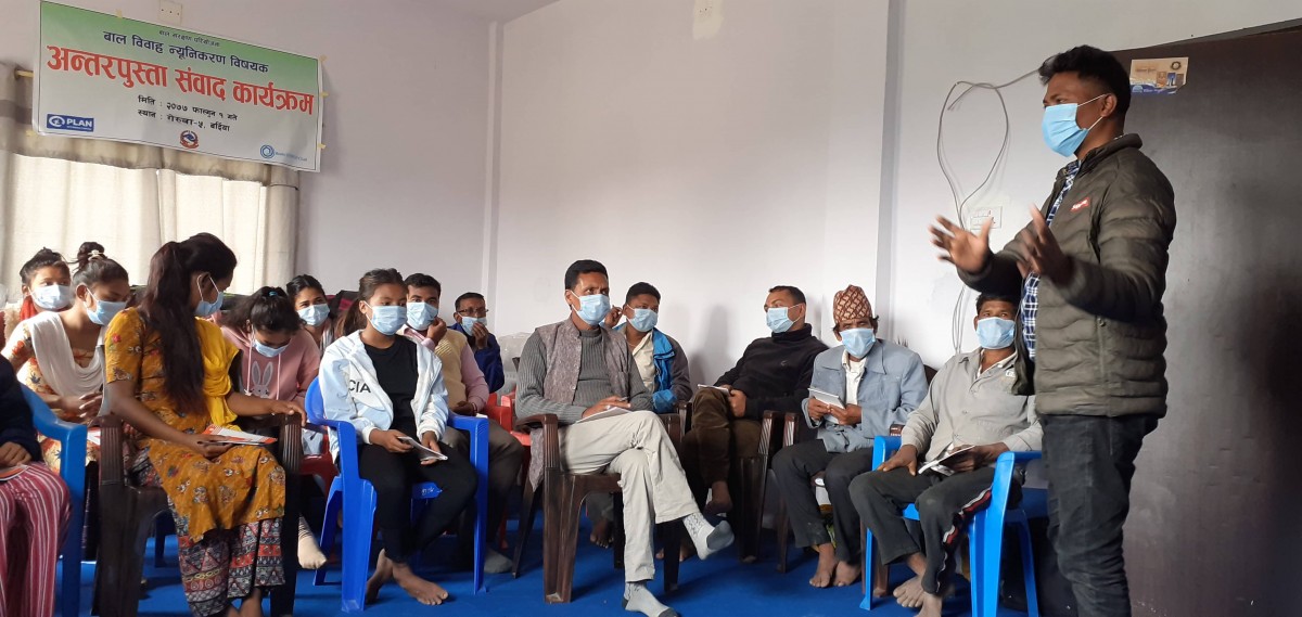 गेरुवा गाउँपालिकाका किशोरी तथा अभिभावकहरु बालविवाह रोक्न प्रतिबद्ध