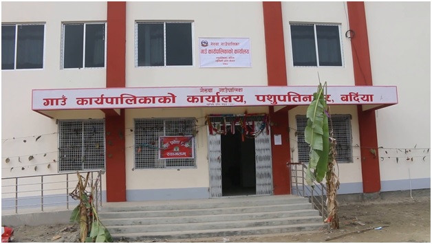 गेरूवा गाउँपालिकाकाे प्रशासकीय भवनको समुद्घाटन