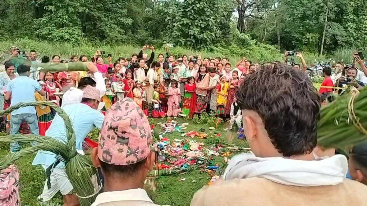डल्ला गाउँमा गुरही पर्व मनाइयो