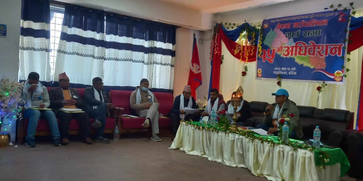 विभिन्न कानुन निर्माण गर्दै गेरुवा गाउँपालिकाको हिउँदे गाउँ सभा सम्पन्न