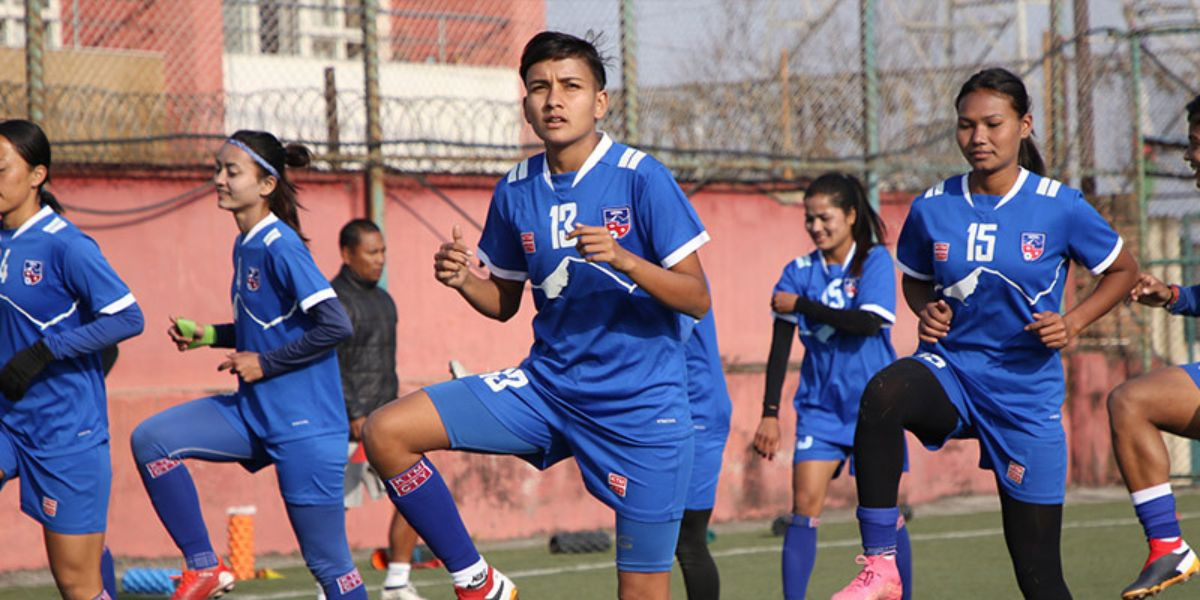 नेपाली महिला फुटबल  टोलीले आज सिरियासँग खेल्दै