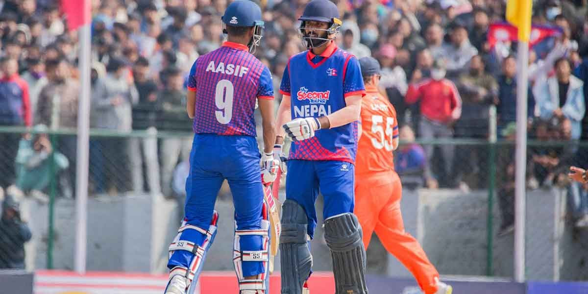 नेपालले नेदरल्यान्ड्सलाई ६ विकेटले हरायो