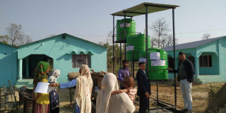 समुदायमा बायो स्याण्ड फिल्टर