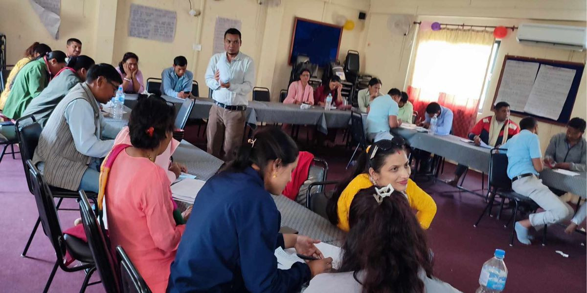 लैगिंक रुपान्तरण शिक्षा सम्बन्धि क्षमता अभिबृद्धि तालिम सम्पन्न