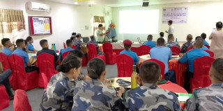 सुरक्षा निकायलाई चलचर , वन्यजन्तु संरक्षण ऐन र दिगो ढुङ्गा, गिट्टी तथा वालुवा उत्खनन् सम्बन्धी अभिमुखिकरण