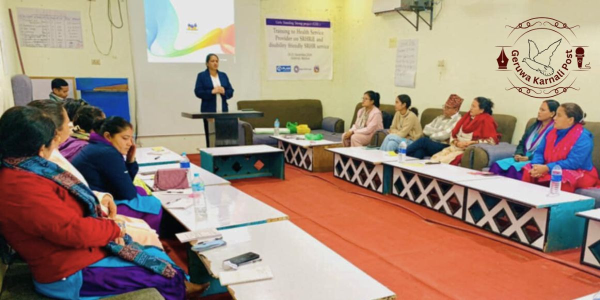 अपाङ्गता मैत्री सेवा प्रवाहका लागि स्वास्थ्य सेवा प्रदायकहरूलाई ३ दिने प्रशिक्षण