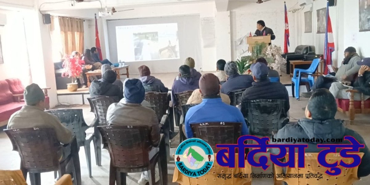 गेरुवा गाउँपालिकामा वास गेन्स परियोजना समीक्षा तथा औपचारिक हस्तान्तरण सम्पन्न