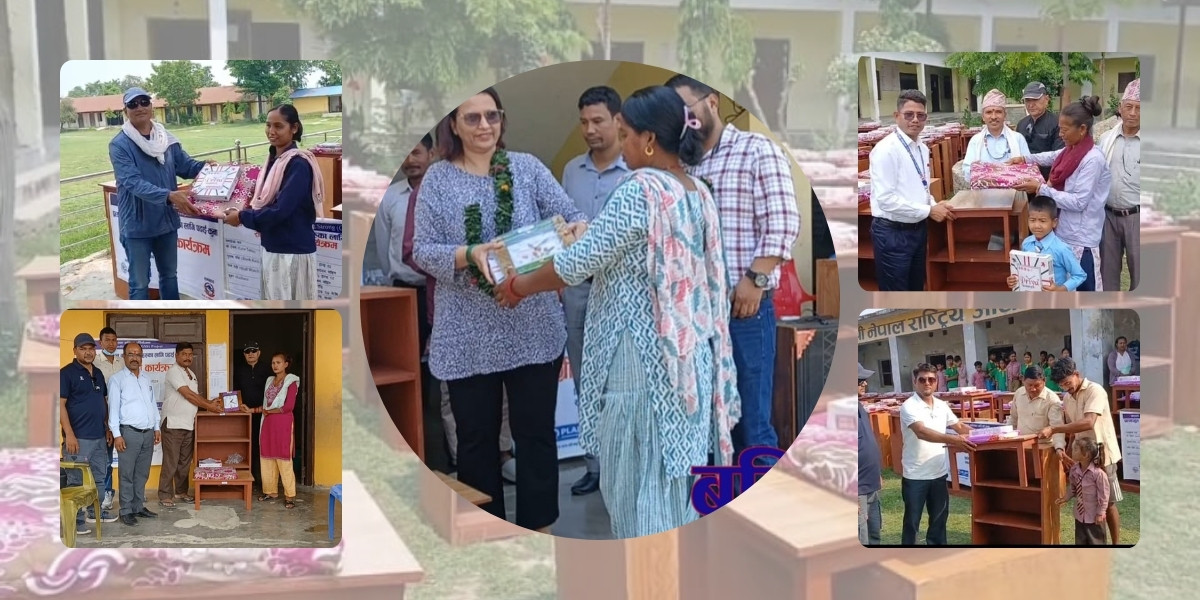 २०७ विपन्न बालबालिकालाई ‘पढाइ कुना’ सामग्री,  १० लाख बढीको सहयोग