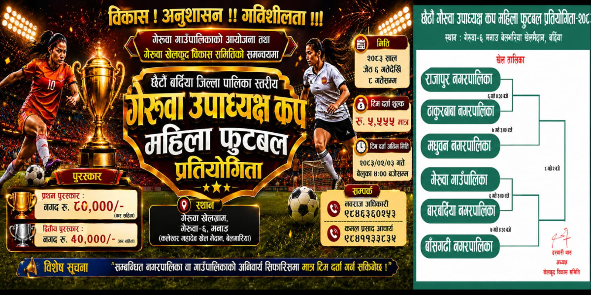 छैटौं गेरुवा उपाध्यक्ष कप महिला फुटबल प्रतियोगिता–२०८३ को खेल तालिका सार्वजनिक